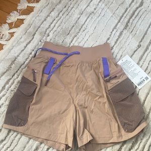 Lululemon size 2 shorts. 5” inseam. “Multipocket Cargo HR Hiking Short”